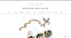Desktop Screenshot of pointedmanband.com