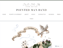 Tablet Screenshot of pointedmanband.com